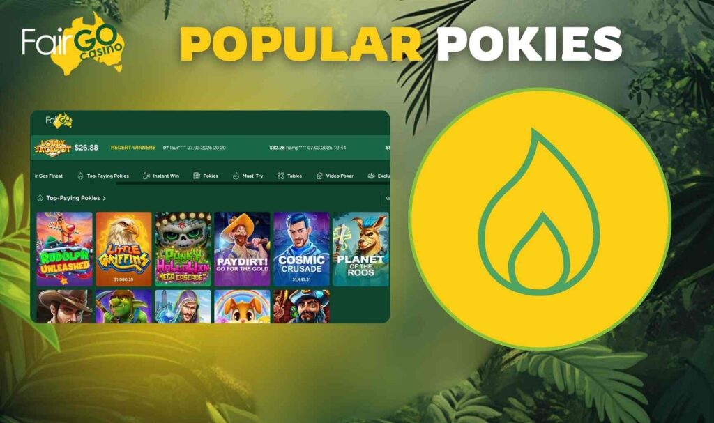 Popular Fair Go Online Pokies in Australia